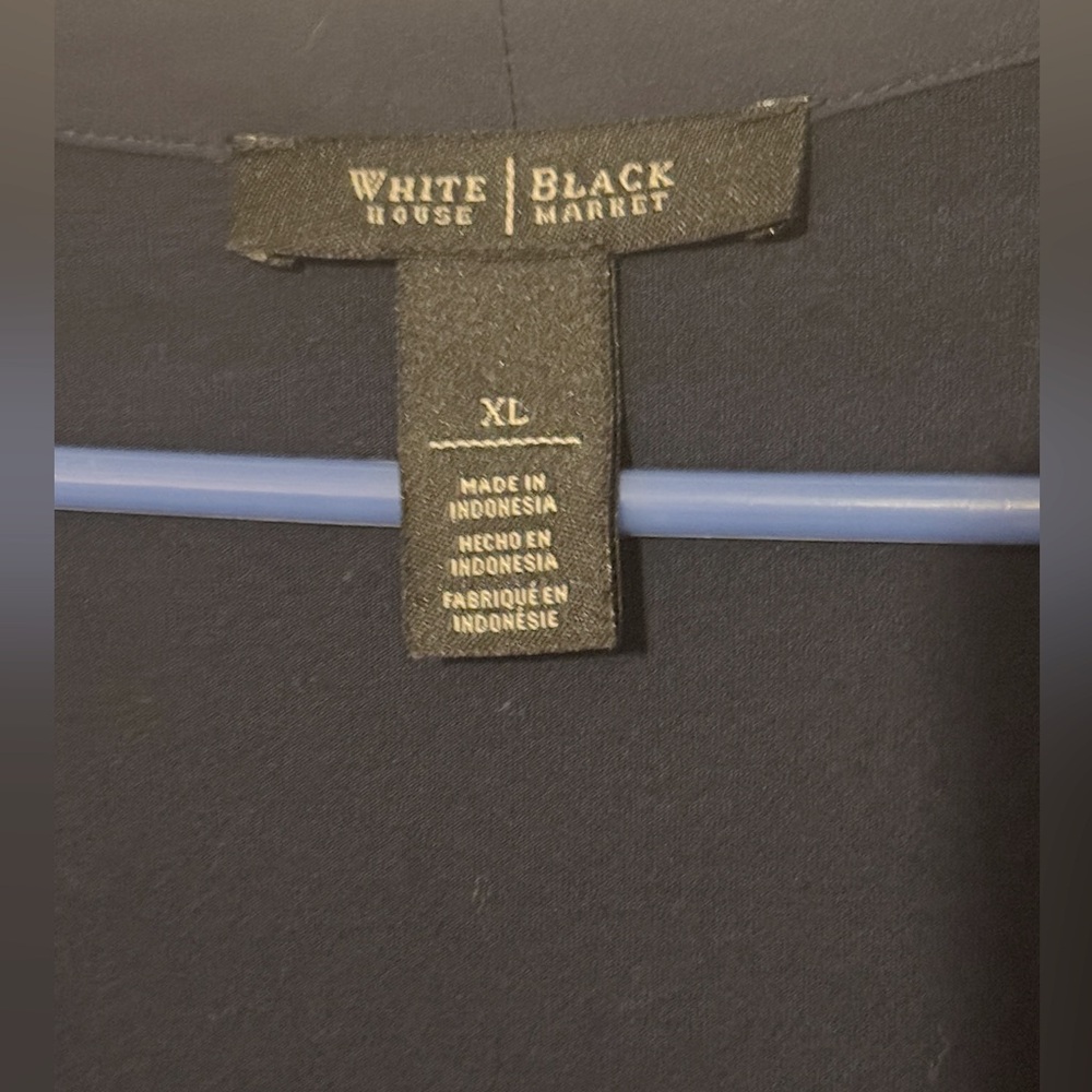 White House / Black Market  Blue Blouse - Picture 5 of 9